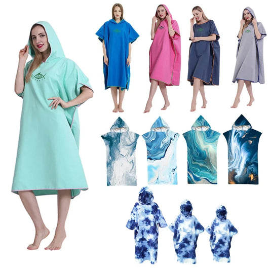 Quick-Dry Hooded Beach Poncho